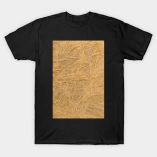 Brown leather texture T-Shirt